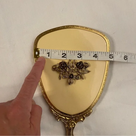 VINTAGE MIRROR & BRUSH SET